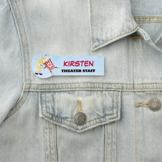 Buttered Popcorn Naamplaatje (In situ)