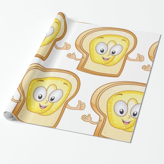 Butterface Bread Cadeaupapier (Uitgerold)
