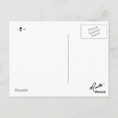 Butterface Briefkaart (Achterkant)