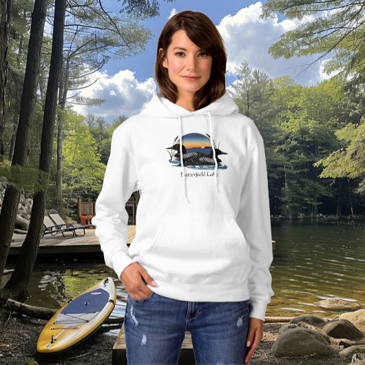 Butterfield Lake Loon Pair Hoodie