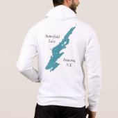 Butterfield Lake Loon Pair Hoodie (Achterkant)