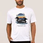 Butterfield Lake Loon Pair T-shirt (Voorkant)