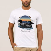 Butterfield Lake Loon Pair T-shirt (Voorkant)