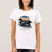 Butterfield Lake Loon Pair T-shirt (Voorkant)