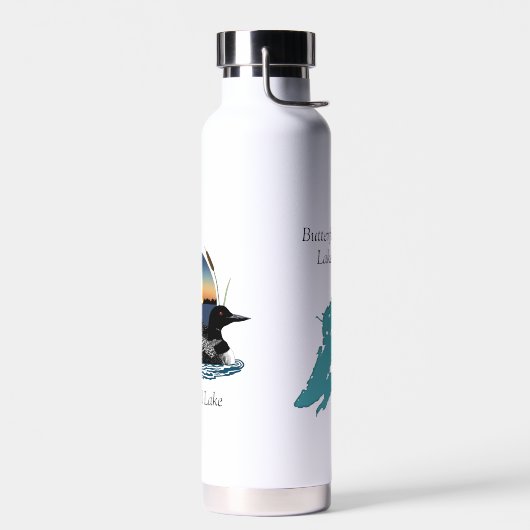 Butterfield Lake Loon Pair Waterfles (Links)