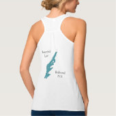 Butterfield Lake White Men Loon Family Tanktop (Achterkant)