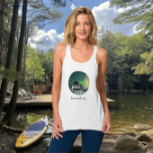 Butterfield Lake White Men Loon Family Tanktop