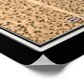 Butterfield Trail Golf Course Texas Satellite Map Poster (Hoek)