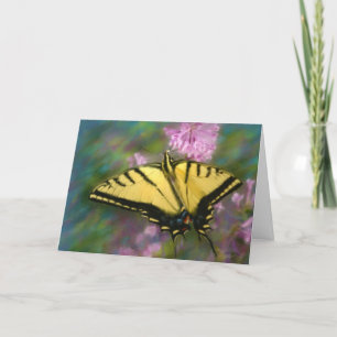 Butterfiles Breng Sunshine Feestdagen Kaart