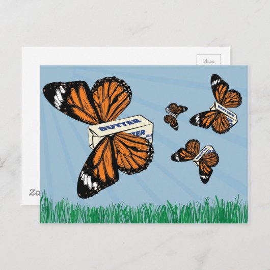 Butterfiles Briefkaart (Voorkant / Achterkant)