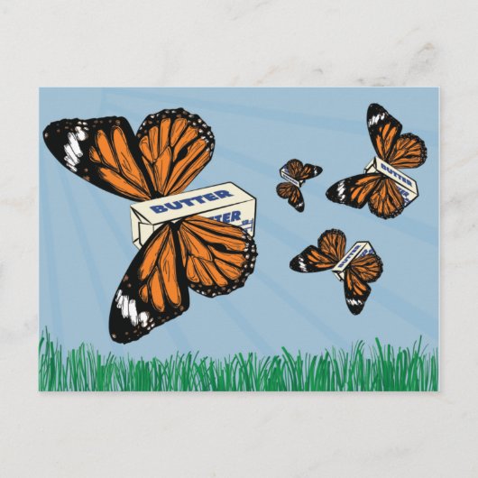 Butterfiles Briefkaart (Voorkant)