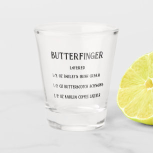 Butterfinger novelty shot glass glas