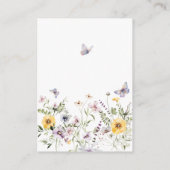 Butterflay Paarse Bloemen Vrijgezellenfeest recept Informatiekaartje (Achterkant)