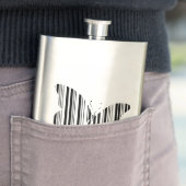 BUTTERFLES BAR CODE Butterflies Patroonontwerp Heupfles (Voorbeeld)