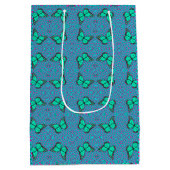 BUTTERFLES BLUE MEDIUM CADEAUZAKJE (Achterkant)