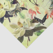 BUTTERFLES EN MAGNOLIA WEEFSELPAPIER TISSUEPAPIER (Detail)