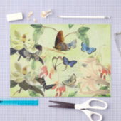 BUTTERFLES EN MAGNOLIA WEEFSELPAPIER TISSUEPAPIER (Craft)