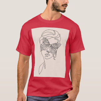 BUTTERFLES FACE 2 T-SHIRT