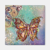 BUTTERFLES IN GOUDEN SPARKLES MAGNEET (Voorkant)