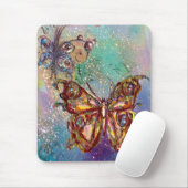 BUTTERFLES IN GOUDEN SPARKLES MUISMAT (Met muis)