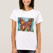 BUTTERFLES IN GOUDEN SPARKLES T-SHIRT (Voorkant)