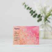 BUTTERFLES MET PINK SPARKLENDE ZWIRLS VISITEKAARTJE (Staand voorkant)