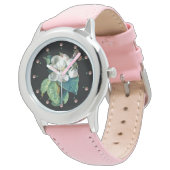 BUTTERFLES OP HET WITTE STROOM, ZWARTE STROOM HORLOGE (Gekanteld)