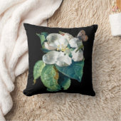 BUTTERFLES OP HET WITTE STROOM, ZWARTE STROOM KUSSEN (Deken)