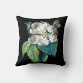 BUTTERFLES OP HET WITTE STROOM, ZWARTE STROOM KUSSEN (Achterkant)