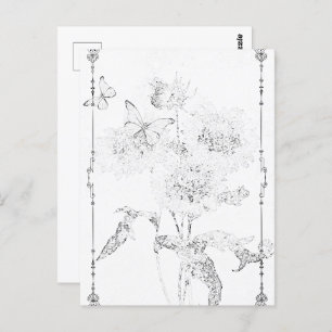 BUTTERFLES   Schildbare Briefkaarten© Briefkaart