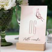 BUTTERFLES VAN DE WATERVERF VAN DE KUTE BLUSH KAART