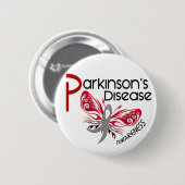 BUTTERFLES VAN Parkinsons Disease 3.1 Ronde Button 5,7 Cm (Voorkant /achterkant)