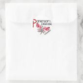 BUTTERFLES VAN Parkinsons Disease 3.1 Ronde Sticker (Tas)