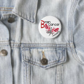 BUTTERFLES voor hersenkanker 3 Ronde Button 5,7 Cm (In situ)