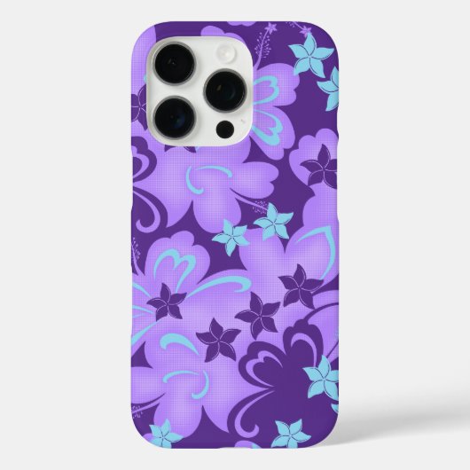 Butterflibiscus Hawaiian Hibiscus Vlinder Paarse Case-Mate iPhone Case (Achterkant)