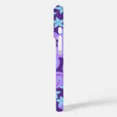 Butterflibiscus Hawaiian Hibiscus Vlinder Paarse Case-Mate iPhone Case (Achterkant / Links)