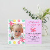 Butterflies 1e of 2e verjaardag kaart (Staand voorkant)