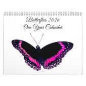 Butterflies 2026 One Year Calendar Kalender (Hoes)