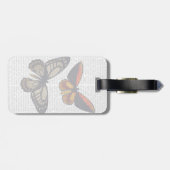 Butterflies 3 bagagelabel (Achterkant horizontaal)