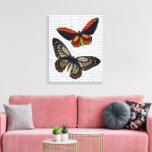 Butterflies 3 canvas afdruk (Insitu (Woonkamer))