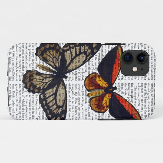 Butterflies 3 Case-Mate iPhone case (Achterkant (horizontaal))