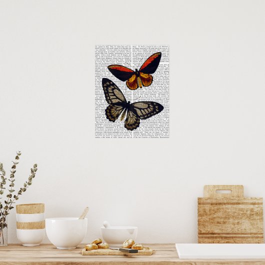 Butterflies 3 poster (Keuken)