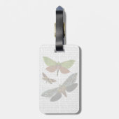 Butterflies 4 bagagelabel (Achterkant verticaal)