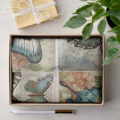 butterflies 4-pak Weefselpapier Tissuepapier (Geschenk)