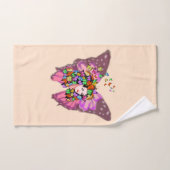 Butterflies 5 bad handdoek (Handdoek)