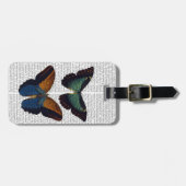 Butterflies 5 bagagelabel (Voorkant horizontaal)