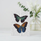 Butterflies 5 briefkaart (Staand voorkant)