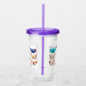Butterflies Acryl Drinkbeker (Rechts)