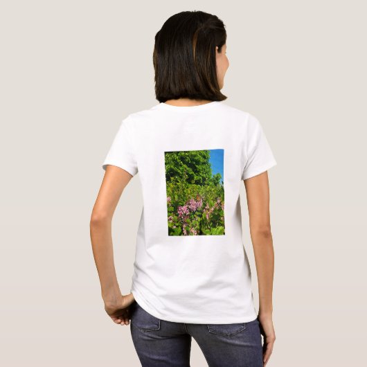 Butterflies. Afdrukken T-shirt (Achterkant volledig)