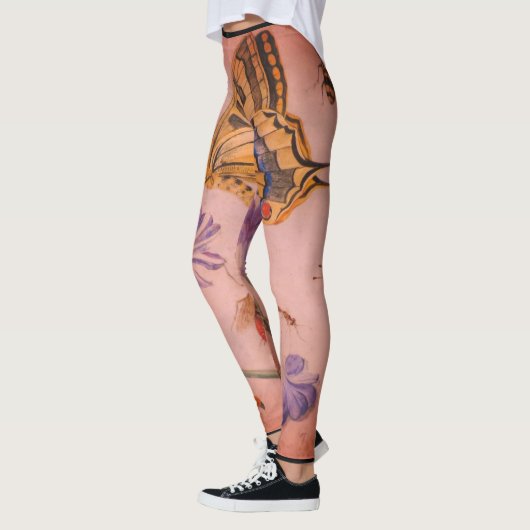 BUTTERFLIES AFDRUKTE Leggings (Links)